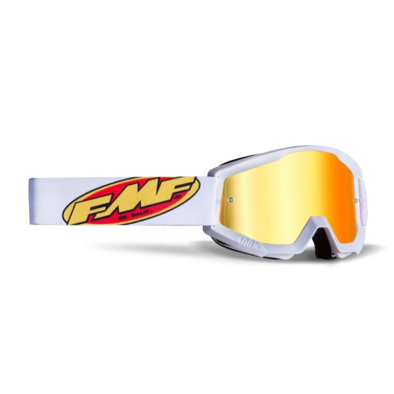 FMF ANTIPARRA POWERCORE CORE BLANCA MICA MIRROR ROJA