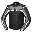 IXS CHAQUETA SPORT RS-500 1.0 NEGRO GRIS BLANCO